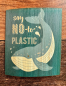 Preview: *NEU* Bambus Sticker " No Plastic Wal "